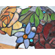 Tiffany Tischleuchte im Tiffany Stil Blumen Rosen m220
