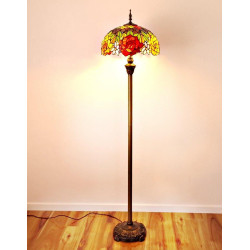 Tiffany Stehlampe im Tiffany Stil Blumen STL159