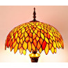 Tiffany Stehlampe orange im Tiffany Stil STL162