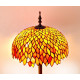 Tiffany Stehlampe orange im Tiffany Stil STL162