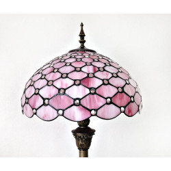 Tiffany Stehlampe im Tiffany Stil Stehleuchte rosa STL163