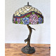 Tiffany Tischleuchte im Tiffany Stil Blumen Rosen m227