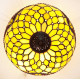 Tiffany Tischleuchte im Tiffany Stil Blumen Rosen m227