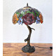 Tiffany Tischleuchte im Tiffany Stil Blumen Rosen m228