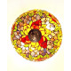 Tiffany Tischleuchte im Tiffany Stil Blumen Rosen m228