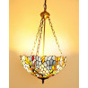 Tiffany Deckenleuchte im Tiffany Stil Deckenlampe B78