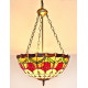 Tiffany Deckenleuchte im Tiffany Stil Deckenlampe Blumen B79