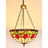Tiffany Deckenleuchte im Tiffany Stil Deckenlampe Blumen B79