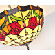 Tiffany Deckenleuchte im Tiffany Stil Deckenlampe Blumen B79