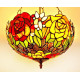 Tiffany Deckenleuchte Blumen im Tiffany Stil Deckenlampe B80