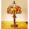Tiffany Tischleuchte im Tiffany Stil Blumen m320
