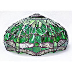 Tiffany Lampenschirm im Tiffany Stil Dragonfly grün s40-416