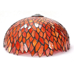 Tiffany Lampenschirm im Tiffany Stil orange S40-418