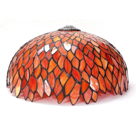 Tiffany Lampenschirm im Tiffany Stil orange S40-418