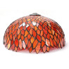 Tiffany Lampenschirm im Tiffany Stil orange S40-418