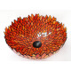 Tiffany Lampenschirm im Tiffany Stil orange S40-418