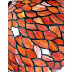 Tiffany Lampenschirm im Tiffany Stil orange S40-418
