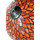 Tiffany Lampenschirm im Tiffany Stil orange S40-418