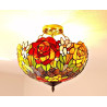 Tiffany Deckenleuchte Rosen im Tiffany Stil DT504