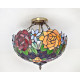 Tiffany Deckenleuchte Rosen im Tiffany Stil DT504
