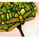 Tiffany Stehlampe Dragonfly grün im Tiffany Stil  STL158