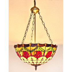 Tiffany Deckenleuchte Blumen im Tiffany Stil Deckenlampe B79