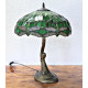 Tiffany Tischleuchte Dragonfly grün im Tiffany Stil M224