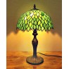 Tiffany Tischlampe grün Baum Tischleuchte im Tiffany Stil T311