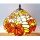 Tiffany Tischleuchte im Tiffany Stil rot gelb m25