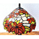 Tiffany Tischleuchte im Tiffany Stil rot gelb m25