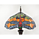 Tiffany Stehlampe im Tiffany Stil Dragonfly rot STL150