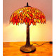Tiffany Tischleuchte orange im Tiffany Stil Tischlampe m322