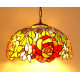 Tiffany Deckenleuchte im Tiffany  Rosen Stil F460