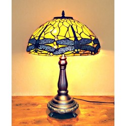 Tiffany Tischleuchte Dragonfly im Tiffany Stil A96