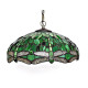 Tiffany Deckenleuchte grün Dragonfly im Tiffany Stil F461
