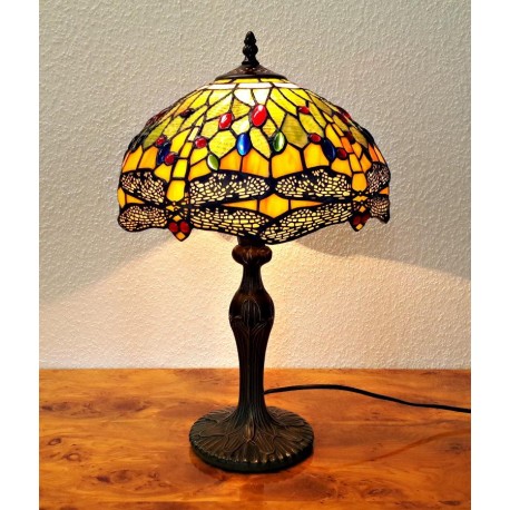 Tiffany Tischleuchte Dragonfly im Tiffany Stil A176