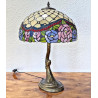 Tiffany Tischleuchte im Tiffany Stil Rosen Blumen m223