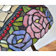 Tiffany Tischleuchte im Tiffany Stil Rosen Blumen m223