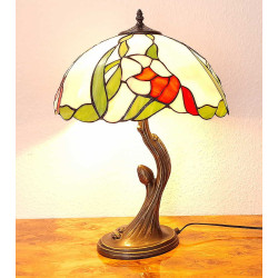 Tiffany Tischleuchte im Tiffany Stil Blumen m324