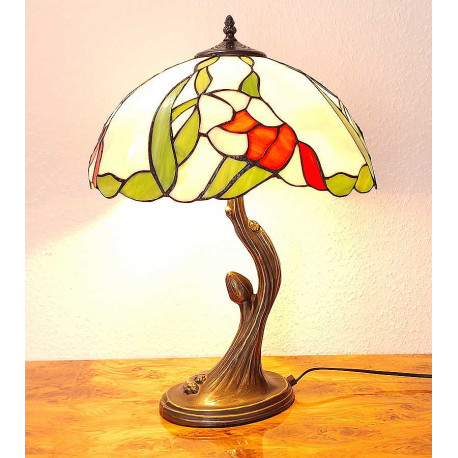 Tiffany Tischleuchte im Tiffany Stil Blumen m324