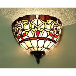 Tiffany Wandlampe im Tiffany Stil Wandleuchte J20