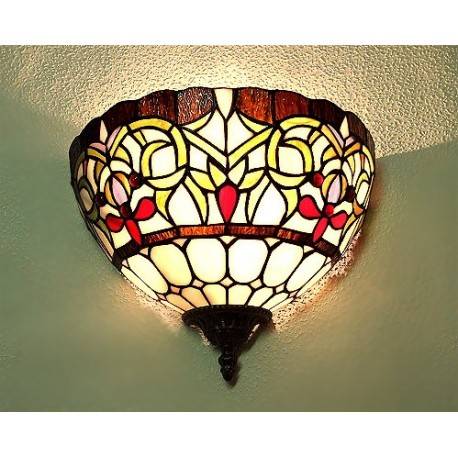 Tiffany Wandlampe im Tiffany Stil Wandleuchte J20