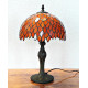 Tiffany Tischleuchte orange im Tiffany Stil m208