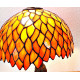 Tiffany Tischleuchte orange im Tiffany Stil m208