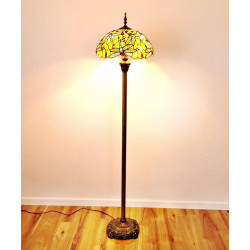 Tiffany Stehlampe gelb im Tiffany Stil Dragonfly STL165