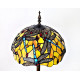 Tiffany Stehlampe gelb im Tiffany Stil Dragonfly STL165