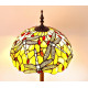 Tiffany Stehlampe gelb im Tiffany Stil Dragonfly STL165