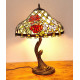 Tiffany Tischleuchte im Tiffany Stil Blumen Rosen m337