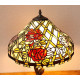 Tiffany Tischleuchte im Tiffany Stil Blumen Rosen m337
