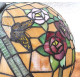 Tiffany Tischleuchte im Tiffany Stil Blumen Rosen m340